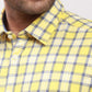 Parx Men Red Checks Slim Fit Cotton Full Sleeve Shirts