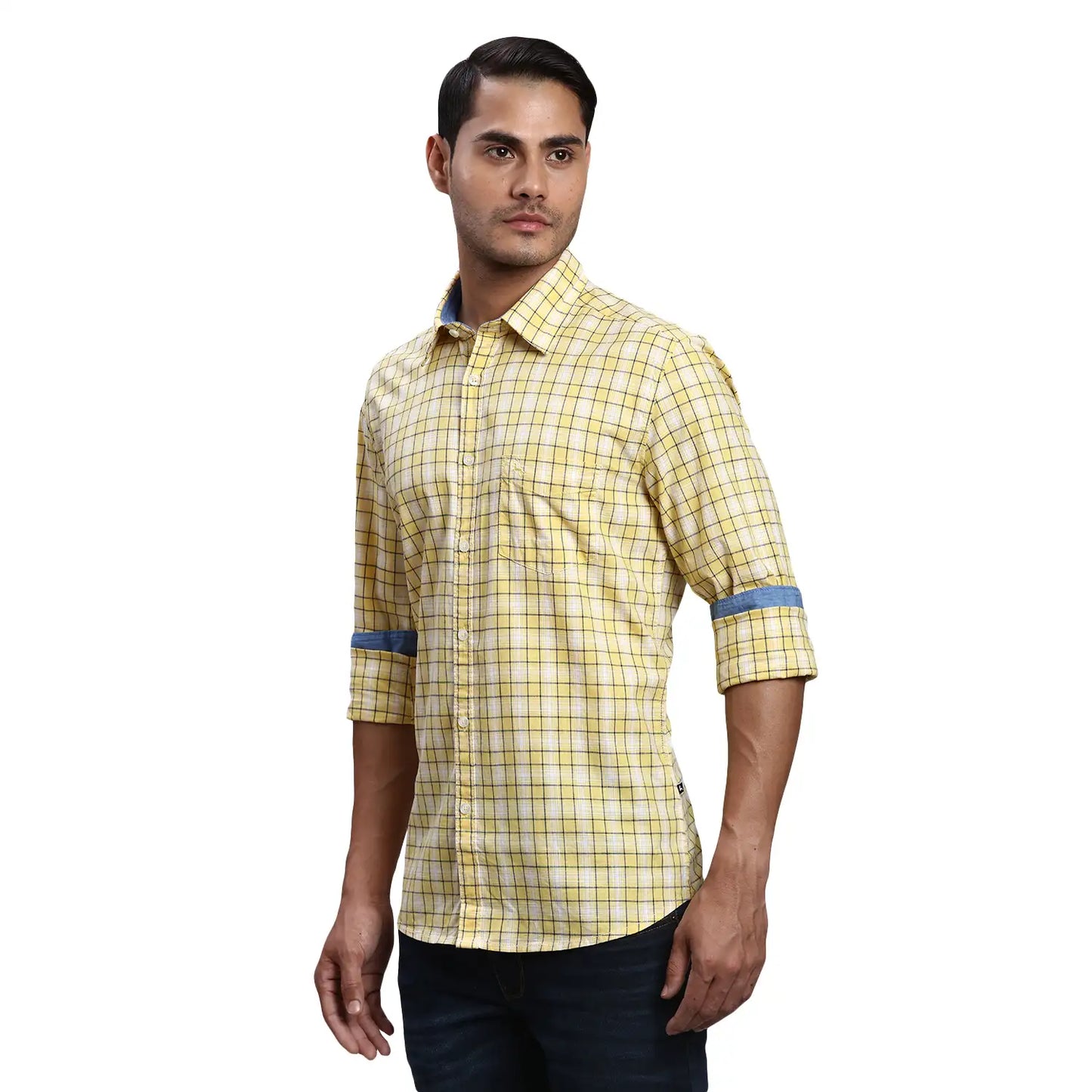 Men Slim Fit White Jeans