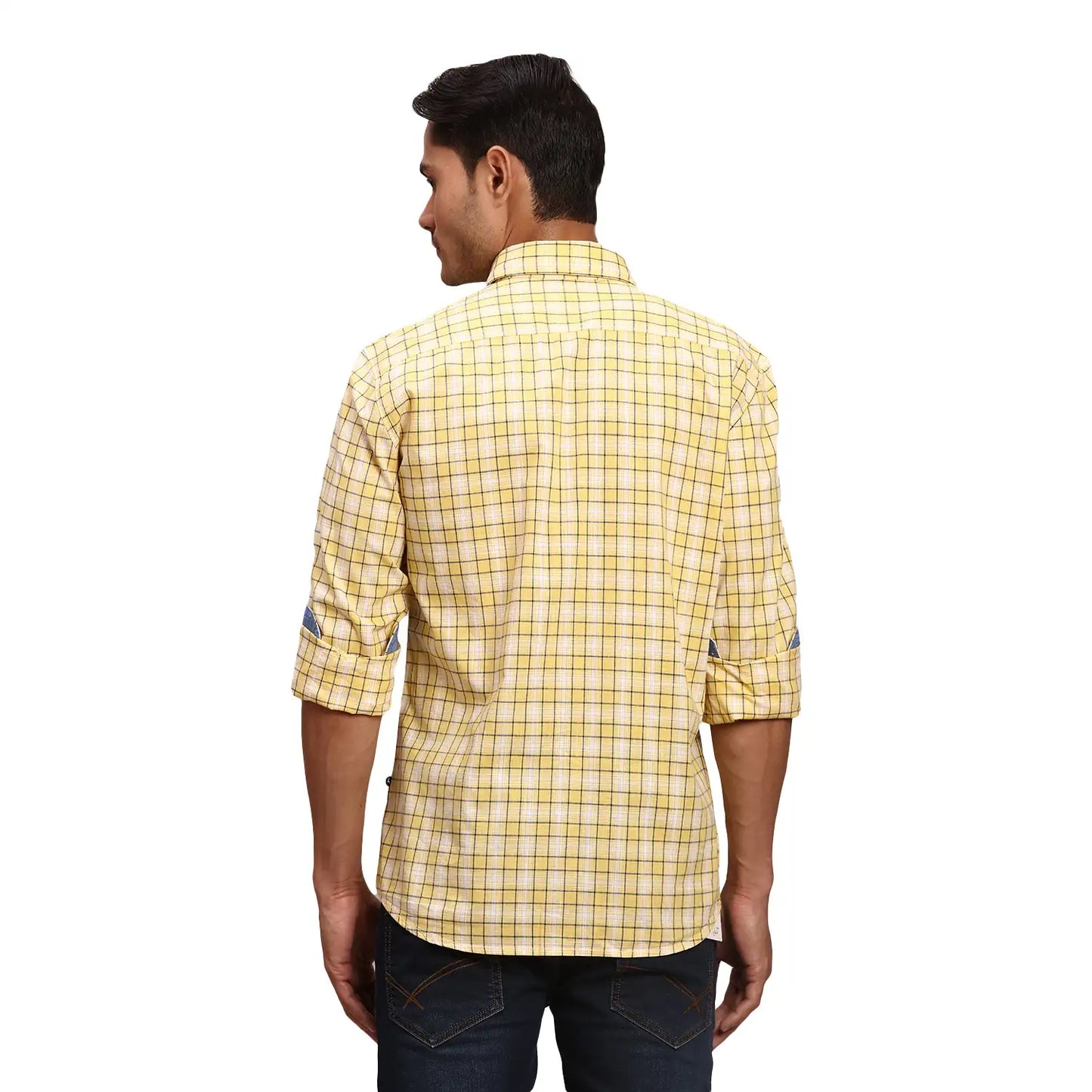 Men Slim Fit White Jeans
