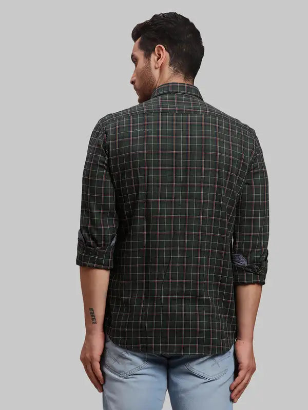 Men Slim Fit Red Shirt