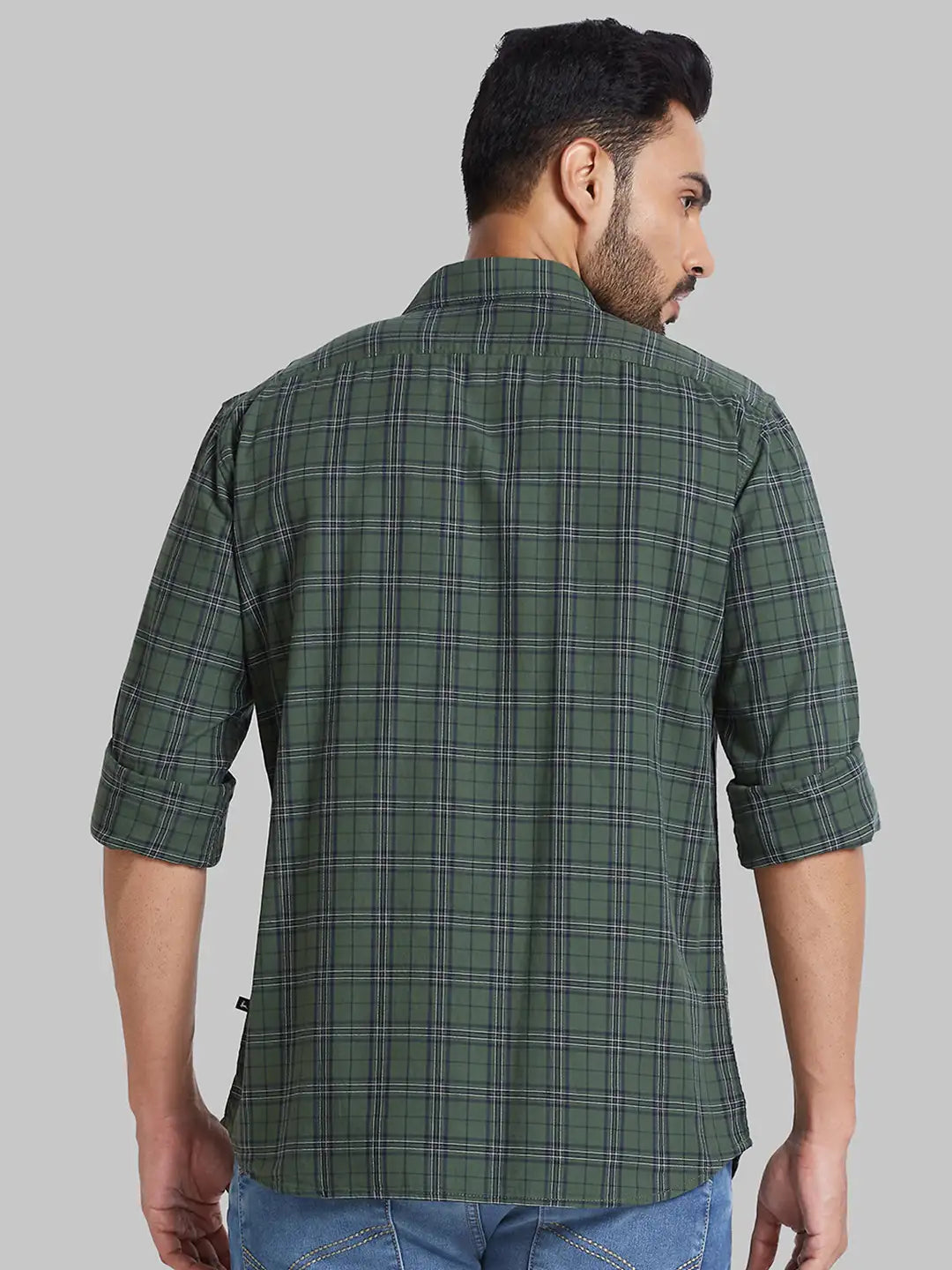 Men Slim Fit Red Shirt