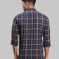Parx Men Brown Slim Fit Checks Cotton Full Sleeve Cutaway Collar Shirts
