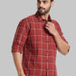 Men Slim Fit Blue Shirt