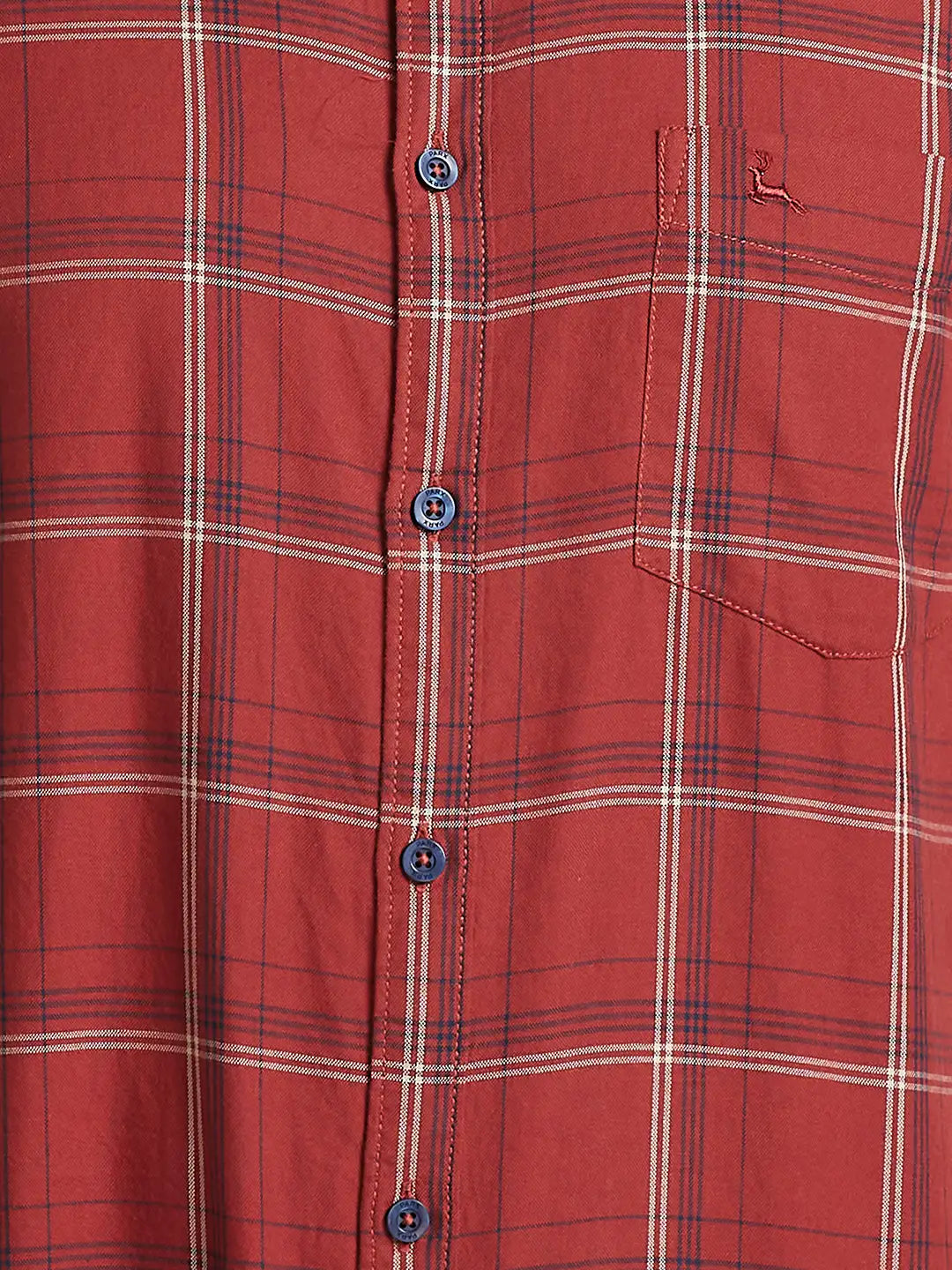 Men Slim Fit Blue Shirt