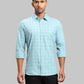 Men Slim Fit Dark Blue Shirt