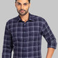 Men Slim Fit Blue Shirt
