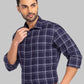Men Slim Fit Blue Shirt