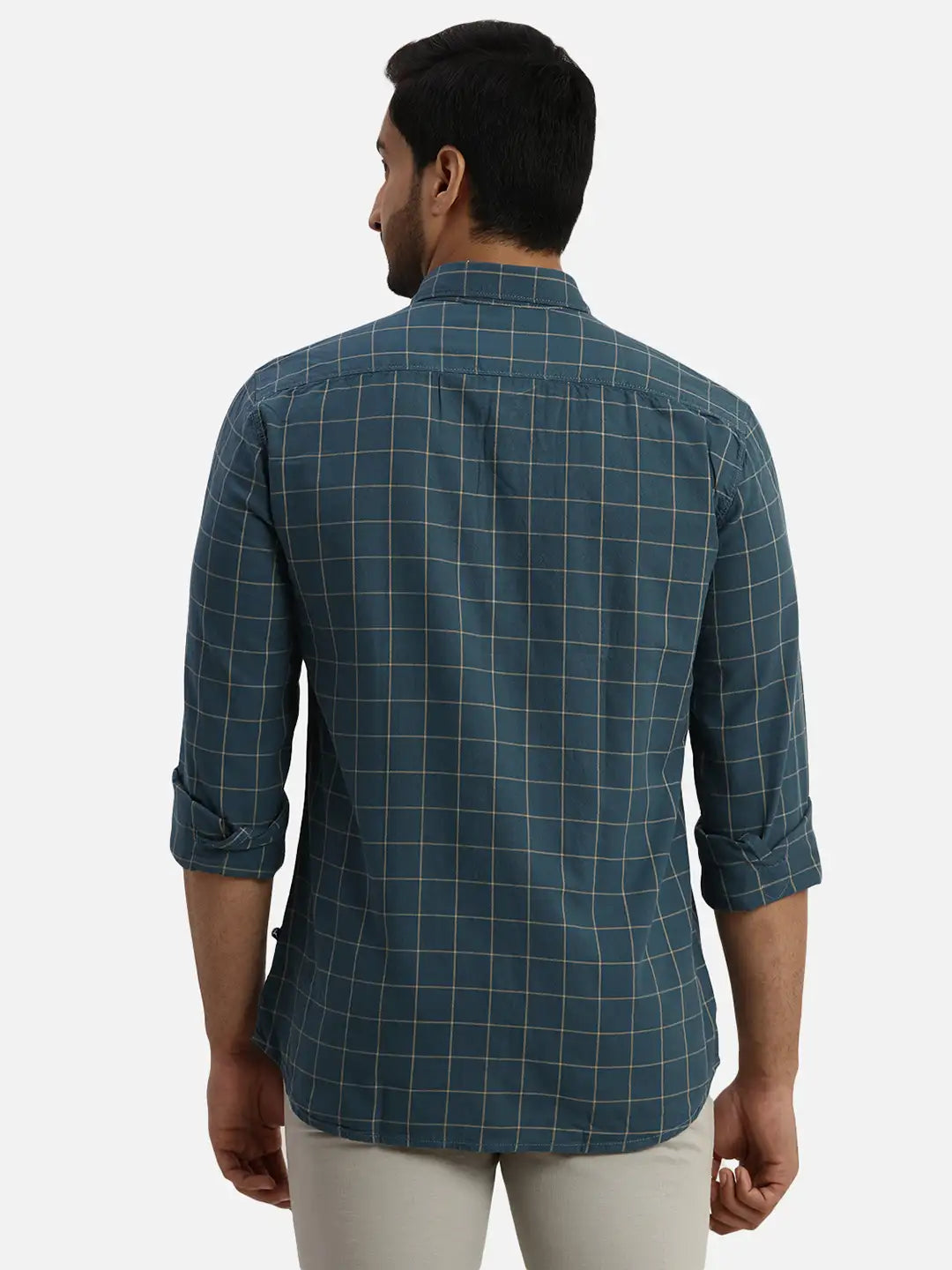 Men Slim Fit Red Shirt