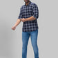 Men Slim Fit Dark Red Shirt