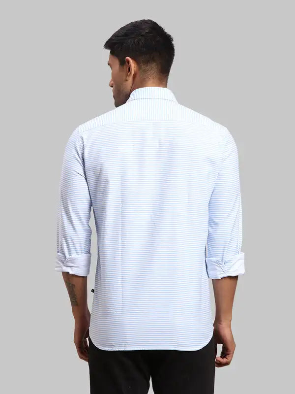 Men Slim Fit White Shirt