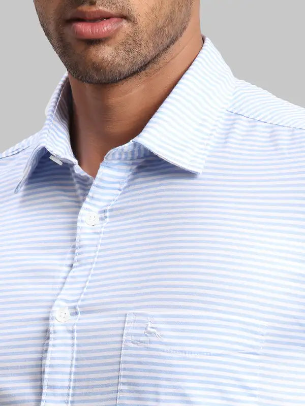 Men Slim Fit White Shirt