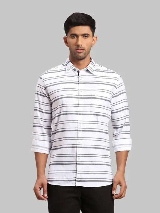 Men Slim Fit Red Shirt