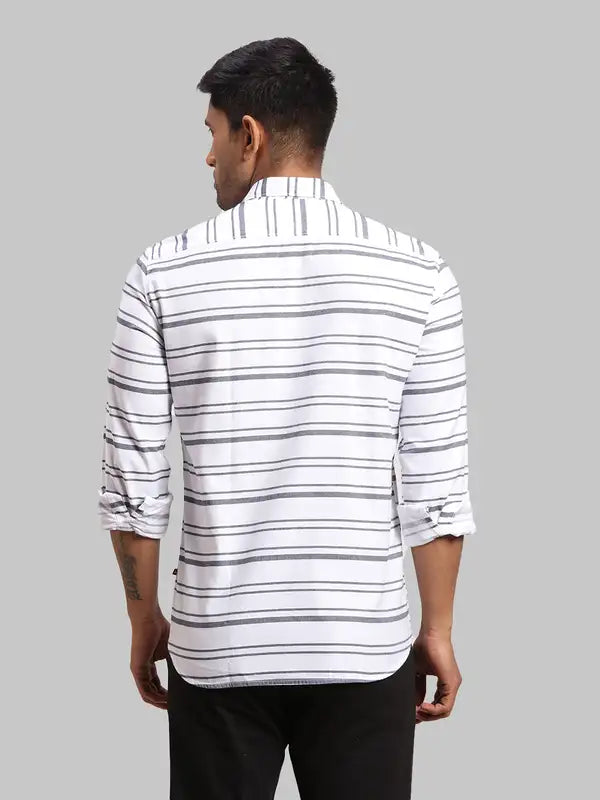 Men Slim Fit Red Shirt