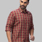 Men Slim Fit Red Shirt