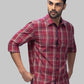 Men Slim Fit Medium Blue Shirt