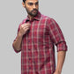 Men Slim Fit Medium Blue Shirt