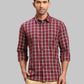 Men Slim Fit Red Shirt