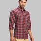 Men Slim Fit Red Shirt
