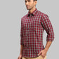 Men Slim Fit Red Shirt