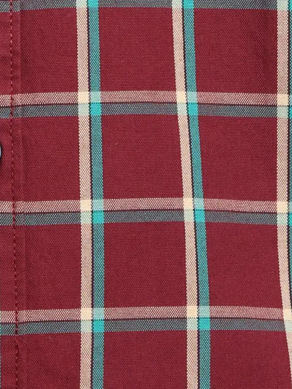 Men Slim Fit Red Shirt