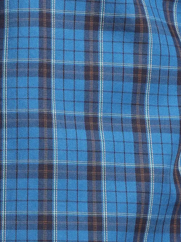 Men Slim Fit Blue Shirt