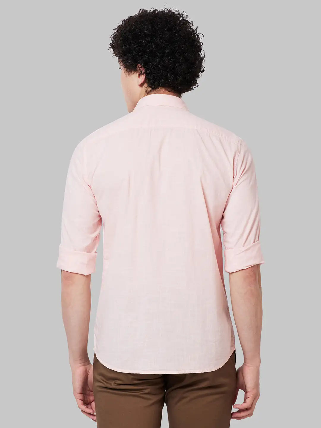 Men Slim Fit Green Shirt