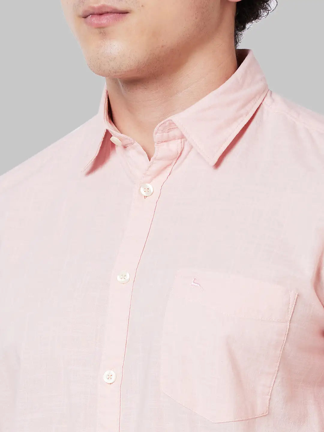 Men Slim Fit Green Shirt