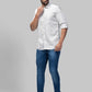 Men Slim Fit Medium Blue Shirt