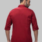 Men Blue Slim Fit Print  Cotton Full Sleeve Cutaway Collar Shirts