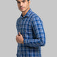 Men Slim Fit Green Shirt