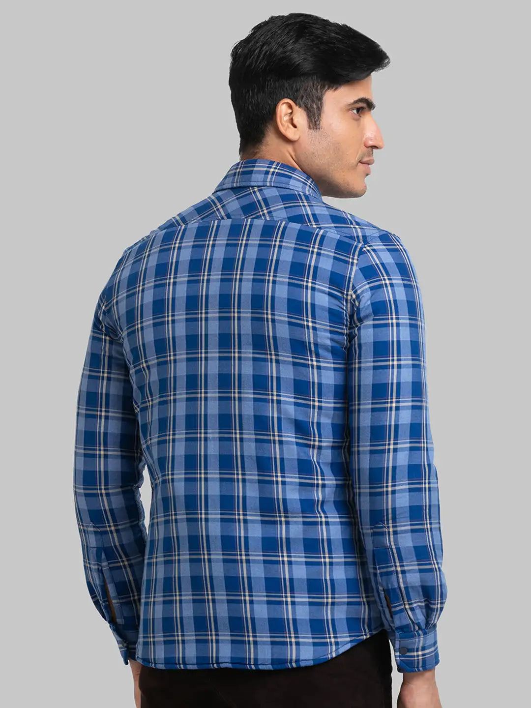 Men Slim Fit Green Shirt