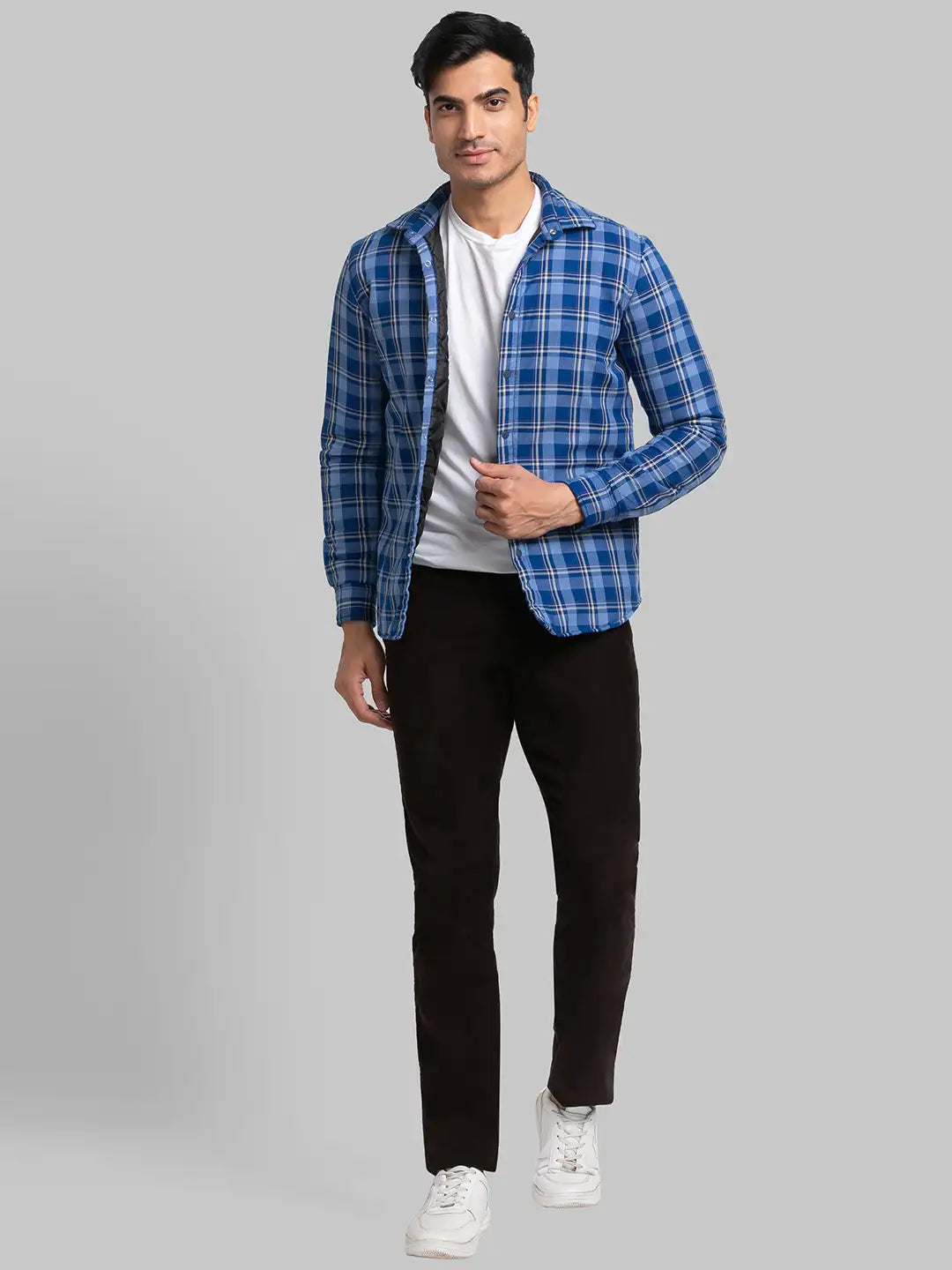 Men Slim Fit Green Shirt