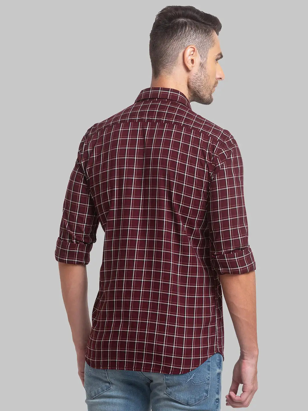 Men Slim Fit Green Shirt