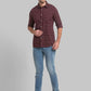 Men Slim Fit Green Shirt