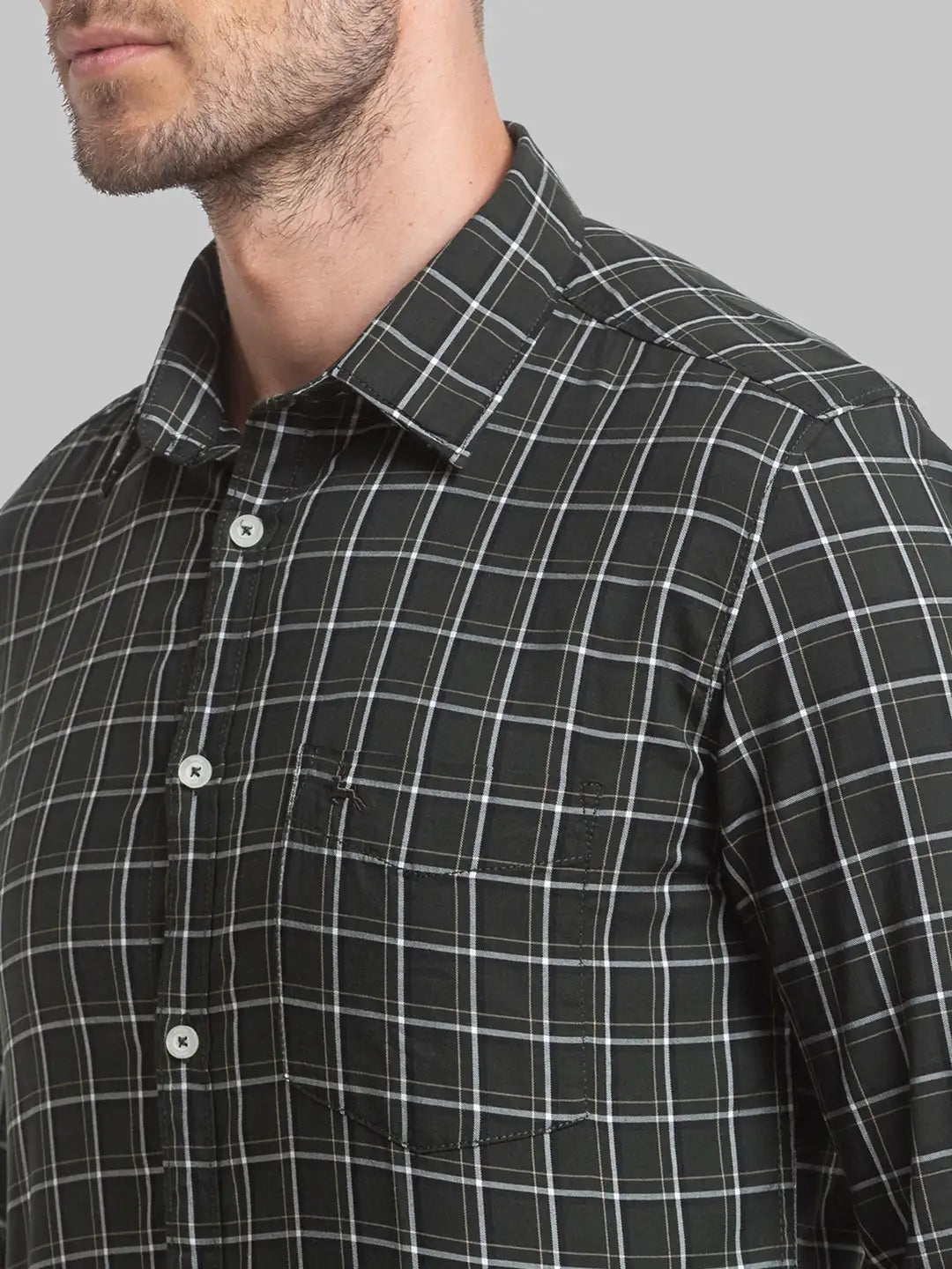 Men Slim Fit Maroon Shirt