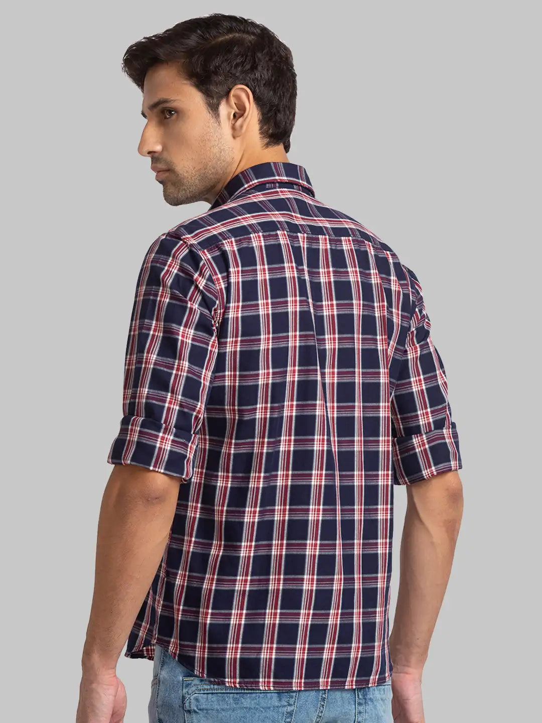 Men Slim Fit White Shirt