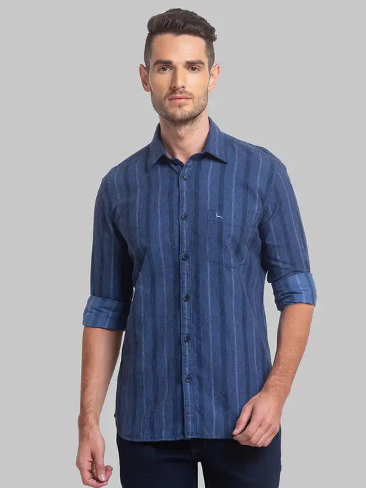 Men Slim Fit Black Shirt