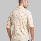 Men Slim Fit Light Green Shirt