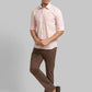 Men Slim Fit Light Blue Shirt