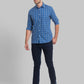 Men Slim Fit White Shirt
