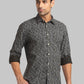 Men Slim Fit Blue Shirt