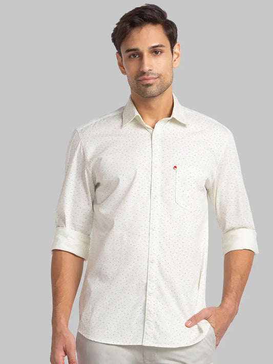 Men Slim Fit Light Blue Shirt