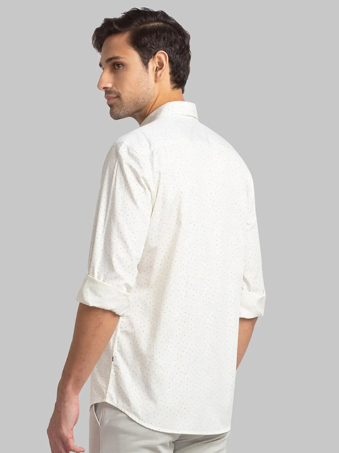 Men Slim Fit Light Blue Shirt