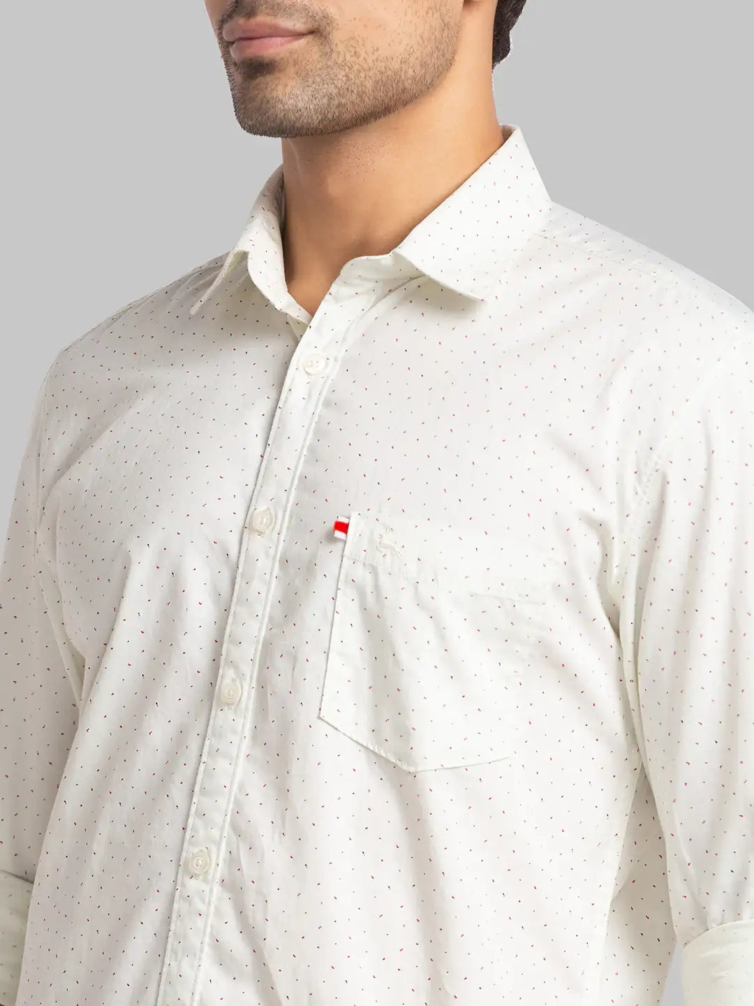 Men Slim Fit Light Blue Shirt
