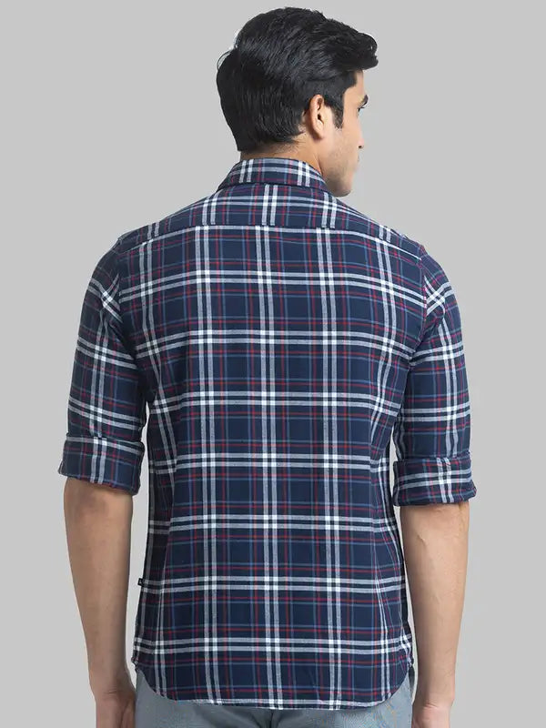 Men Slim Fit Green Shirt