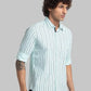 Men Slim Fit Grey Shirt
