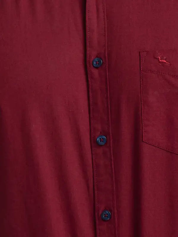 Men Slim Fit White Shirt