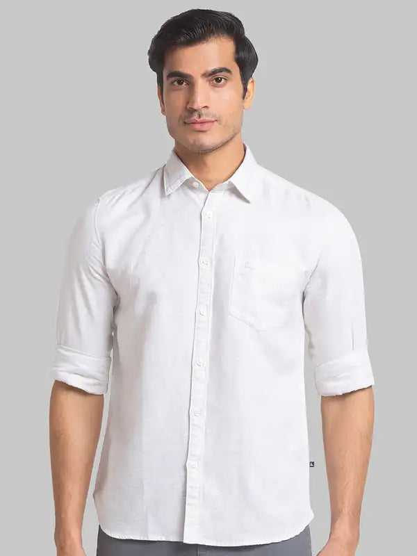 Men Slim Fit Red Shirt