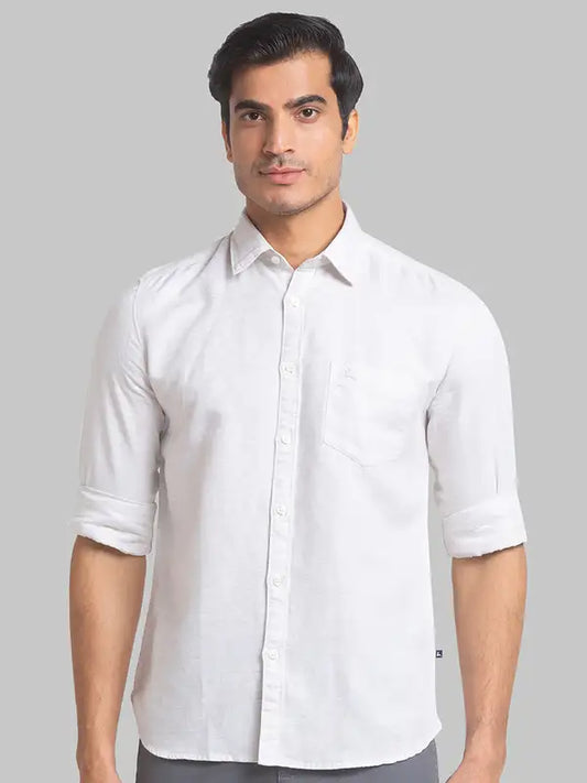 Men Slim Fit Red Shirt