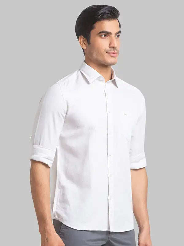 Men Slim Fit Red Shirt